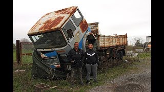 Un vecchio camion malconcio con il progetto di una sua rinascita OM 190 [upl. by Crescin]