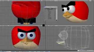 Modeling Angry Birds in Lightwave 3D [upl. by Bethena]