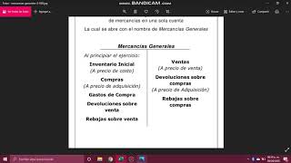 REGISTRO EN CUENTAS T CON MÉTODO DE MERCANCÍAS GENERALES O GLOBAL [upl. by Ahtelrac]