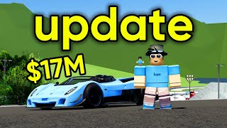 NEW 17 MILLION CAR amp NEW RACE TRACK in Driving Empire [upl. by Clute]