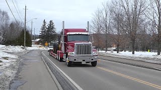 HILL Climbing Heavy Equipment Mover International HX Hauling Skidder [upl. by Natsrik]