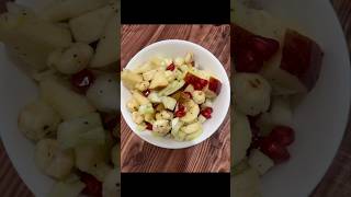 Makhana fruit chatNavratri special ​⁠KaursFoodFiestanavratrispecial vratrecipe healthyrecipes [upl. by Einnil]