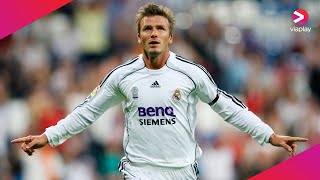 David Beckham Top 10 LALIGA goals [upl. by Lanie744]