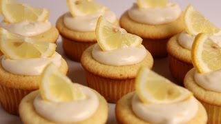 Homemade Lemon Cupcakes Recipe  Laura Vitale  Laura in the Kitchen Episode 368 [upl. by Oileve36]