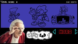 my grandma reacts to fnf weekend 1 [upl. by Nyad]