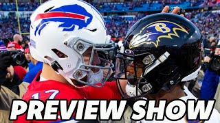 Bills vs Ravens Morning Preview Show [upl. by Akeemahs]