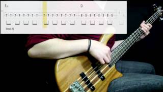 Black Sabbath  Paranoid Bass Cover Play Along Tabs In Video [upl. by Nyrb311]