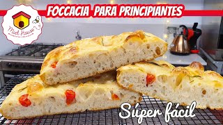 LA FOCACCIA CASERA MAS RICA con poquitos ingredientes [upl. by Kcirdle]