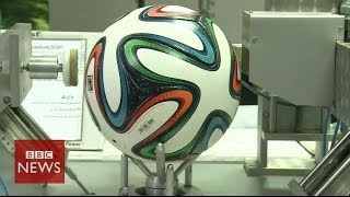 Brazuka Official World Cup ball to be used in Brazil  BBC News [upl. by Spillar]