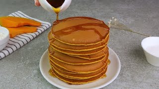 Pumpkin pancakes the delicious version of the classic recipe [upl. by Iana]