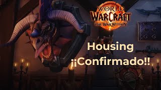 HOUSING CONFIRMADO EN WOW ¡¡POR FIN [upl. by Ahsekel]