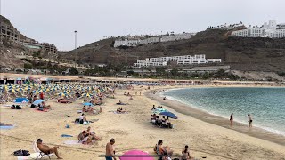 Gran Canaria  Amadores Beach Restaurants Bar Market  4K HD [upl. by Diogenes]