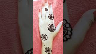 Very simple mehndi design very easy flower wali heena backhanddesign latest beautiful ytshort [upl. by Warfeld88]