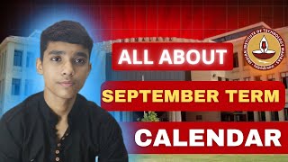 IIT Madras Bs Data Science September Term Calendar  IIT Madras Bs Data Science  letslearn1110 [upl. by Oetam]