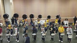 Cold Steel Drumline Clinic  2018 Cold Steel PFUNK [upl. by Libbi]