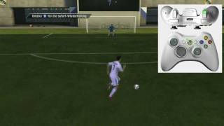 Fifa 12  How to score Xbox 360 HD [upl. by Tyree64]