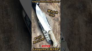 The Lengren CHIEF combat knife in Sleipner steel [upl. by Annoek]