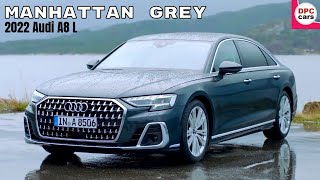 2022 Audi A8 L in Manhattan Grey [upl. by Slavic]