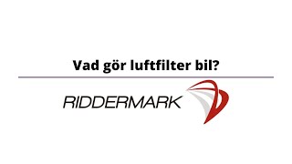 Vad gör luftfilter bil [upl. by Alane]