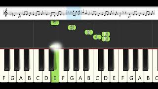 Hazbin Hotel  Alastors Game  The Living Tombstone  Melodica Pianika Tutorial [upl. by Alodee292]