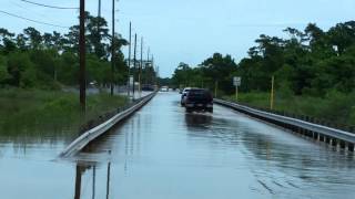 Flooded Wallisville RD going to Rio Villa [upl. by Epifano263]