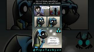 TE Timelapse 4 A1C3page56 webcomics originalcharacter scififantasy transparenteyes [upl. by Enoryt]