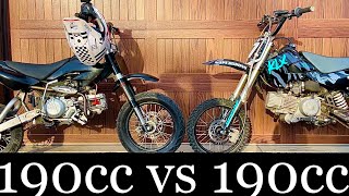 PIRANHA YX 190CC VS ZONGSHEN 190CC  TOP SPEED  DRAG RACE [upl. by Camel]