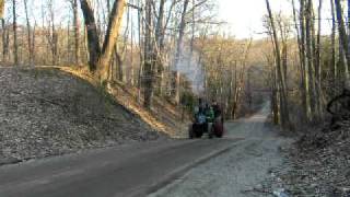 12 Scale Case 65 Hp Steam Traction Engine UP The driveway [upl. by Dotty]