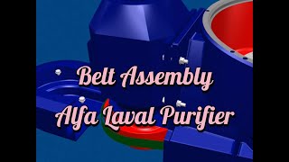 Alfa Laval Purifier Belt Assembly SA 875 [upl. by Eul]