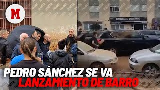 Así se marchó Pedro Sánchez después de que lanzaran barro a los reyes en su visita a PaiportaI MARCA [upl. by Esilrahc90]