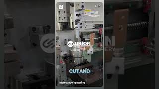 This copper busbar machine uses four arm short video popular CNC machine [upl. by Desimone235]