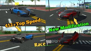 Modified my new Bugatti Choiron  Full upgrade  Top speed 412  Race 🏁  Car Simulator 2 Gameplay [upl. by Vizzone308]