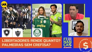 🔴 PALMEIRAS SEM CREFISA COMO FICA A CAMISA BOTAFOGO E GALO FATURAM QUANTO COM A LIBERTADORES [upl. by Kcirderf]