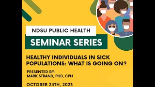 NDSU Public Health Seminar  Population Health [upl. by Fink]