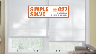 How to Install Blinds and Shades Stepbystep  The Home Depot Canada [upl. by Hare818]