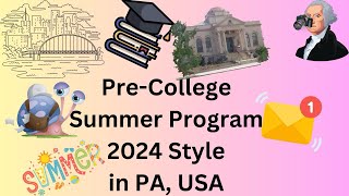 PreCollege Summer Program in PA USA [upl. by Wenz]