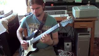 Funk Rock Guitar Solo Solo 1 with TAB amp Notation [upl. by Htebilil]