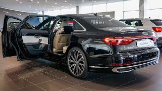 2023 Audi A8L  High Tech Luxury Sedan in Details [upl. by Xxam]