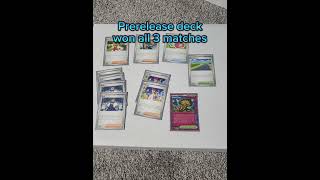 Prerelease deck pokemon pokemoncards pokemontcg [upl. by Attevroc621]