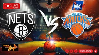 Knicks vs Nets Round 2 Live Watch Along Reaction on BBKSN [upl. by Marcos]