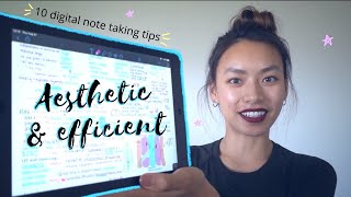 10 iPad Note Taking Tips  Efficient and Aesthetic [upl. by Pisarik]