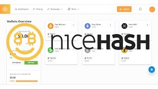 New Nicehash Mining Platform amp Exchange Testnet [upl. by Areta]