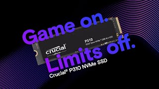 Crucial P310 2280 Game on Limits off [upl. by Nerred]