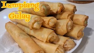 Simpleng Lumpiang Gulay recipe homemade healthy food vegetables video [upl. by Dyke969]