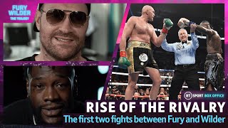 Rise Of The Rivalry Tyson Fury And Deontay Wilder  The Story Of The First Two Fights [upl. by Lil]