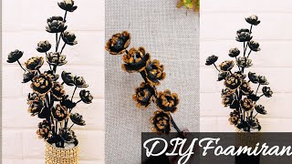 DIY Foamiran Flowers  Easy to make Flowers with Foamiran ❤️ [upl. by Shieh79]