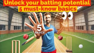 5 most essential batting basics for becoming a best batter in world quickcricketskill [upl. by Ng73]