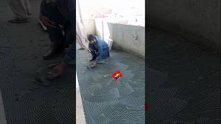 How to Apply Adhesive for Tile Installation okay191 shorts adhesive tiles [upl. by Trudey]