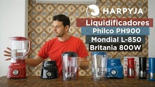 Avaliação de Liquidificador  Philco PH900 vs Mondial L850 vs Britânia Diamante 800 [upl. by Terpstra]