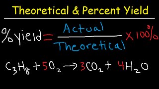 How To Calculate Theoretical Yield and Percent Yield [upl. by Lesiram958]